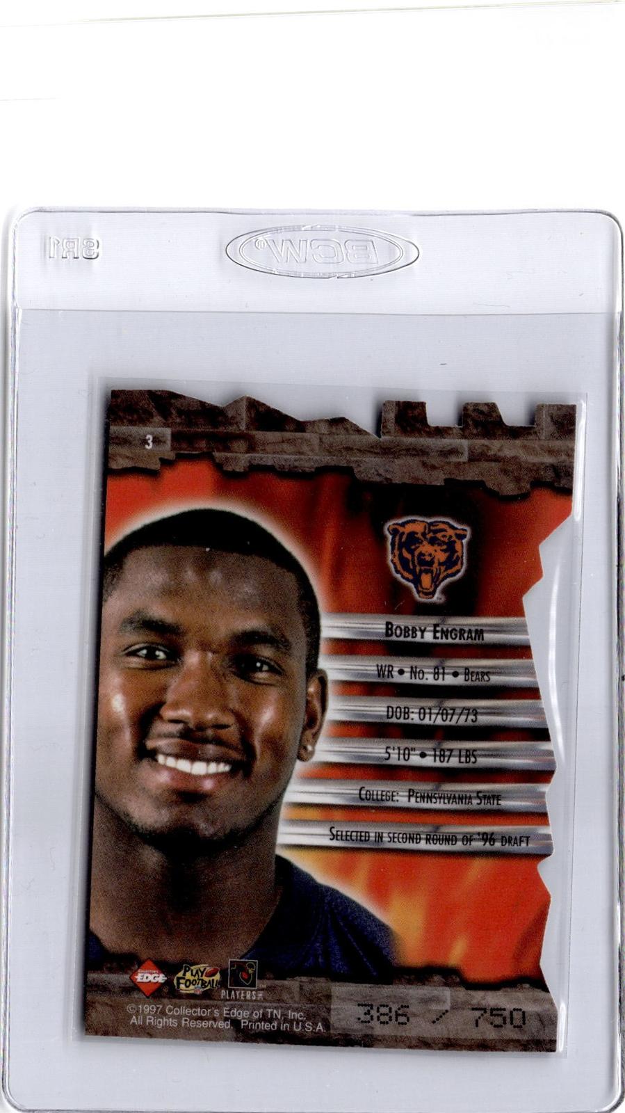 1997 Collector's Edge Excalibur #3 Bobby Engram Castle #/750