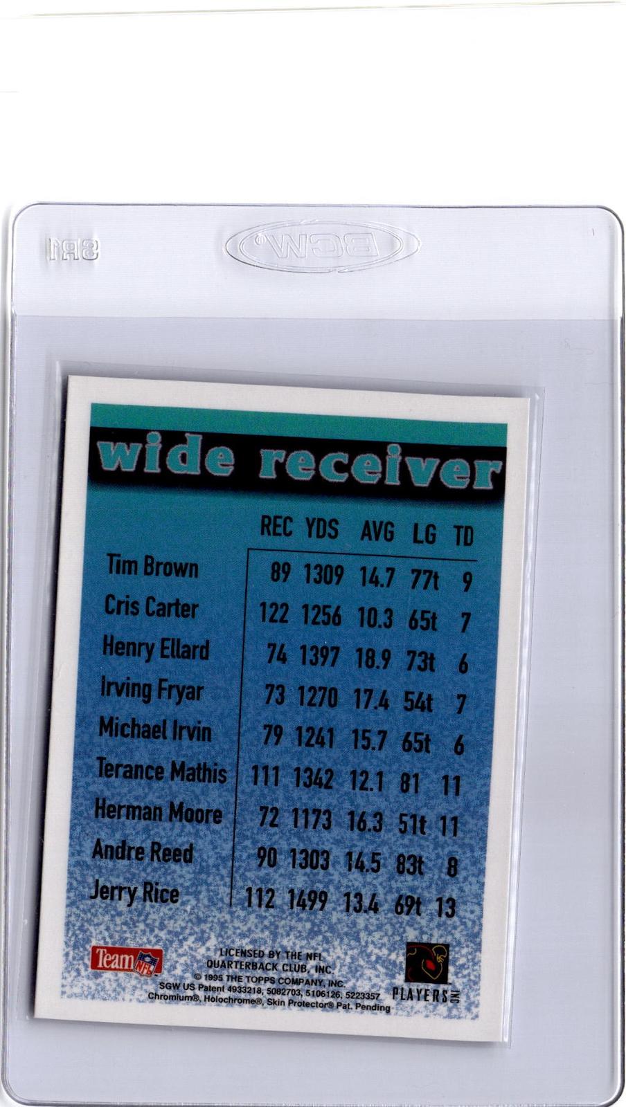 1995 Topps #NNO Michael Irvin Mystery Finest
