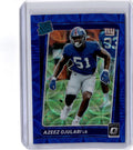 2021 Donruss Optic #273 Azeez Ojulari Blue Scope
