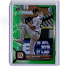 2022 Bowman Chrome #23 Matt Manning Green Refractor #/99