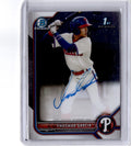 2022 Bowman #CPA-YG Yhoswar Garcia Chrome Prospects Autographs