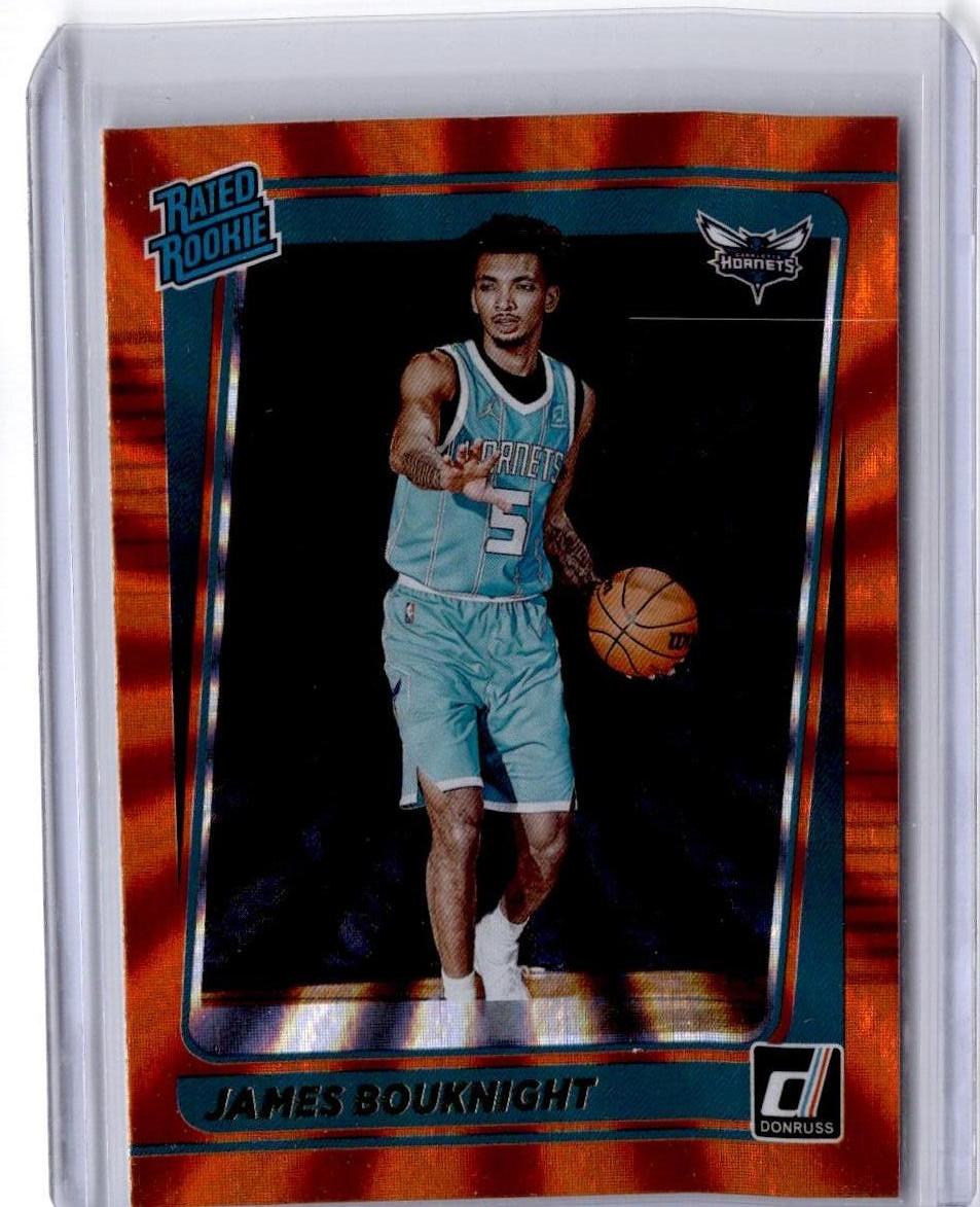 2021-22 Donruss #201 James Bouknight Holo Orange Laser