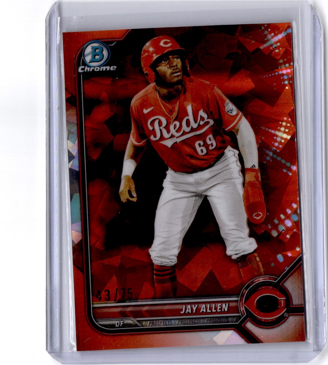2022 Bowman Chrome Sapphire Edition #BCP-234 Jay Allen Prospects Orange #/75