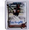 2022 Bowman #CPA-LG Luis Gonzalez Chrome Prospects Autographs Refractor /499