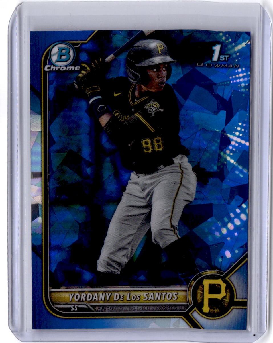 2022 Bowman Chrome Sapphire Edition #BCP-166 Yordany De Los Santos Prospects