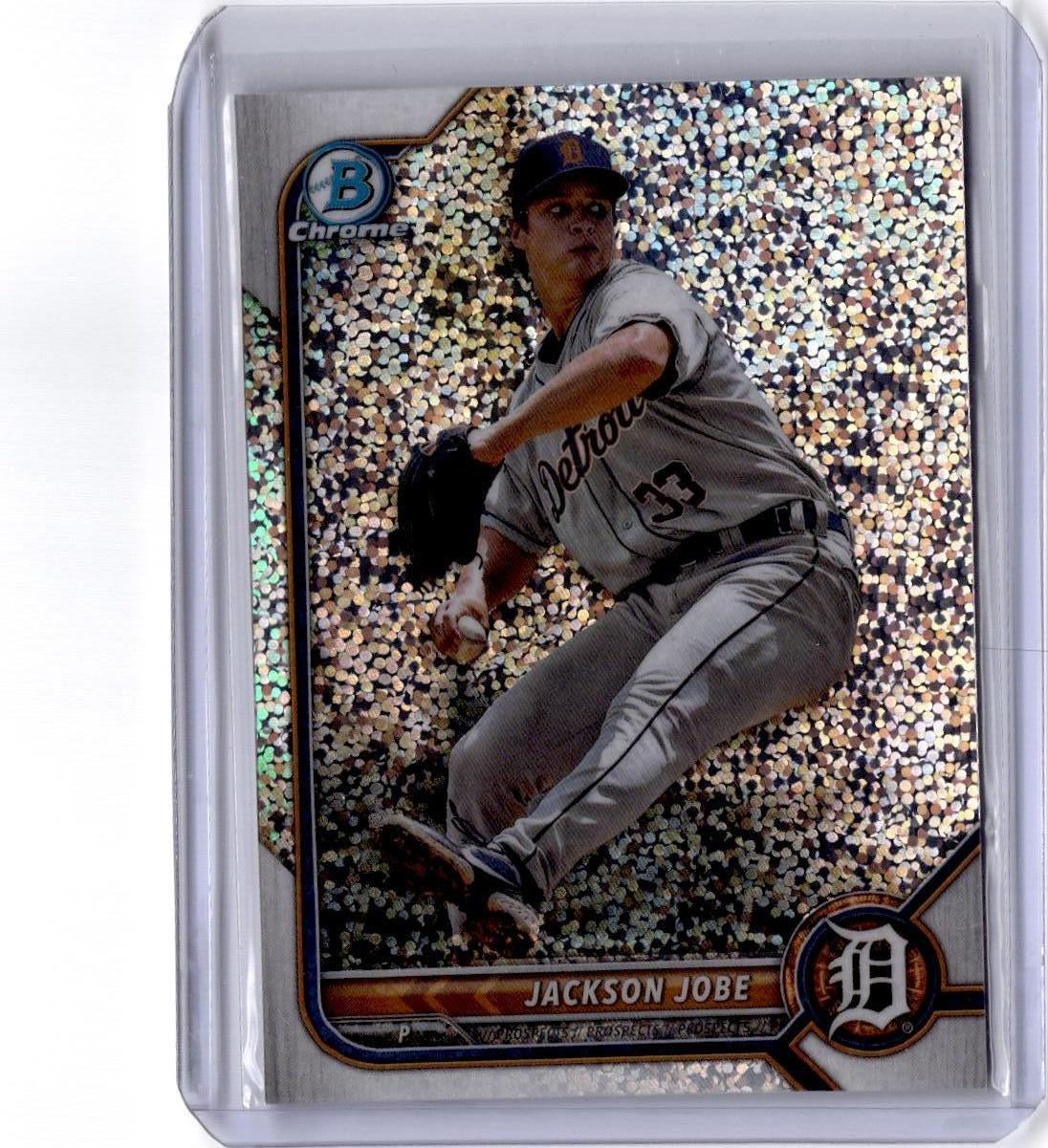 2022 Bowman Chrome #BCP-201 Jackson Jobe Prospects Speckle Refractor #/299
