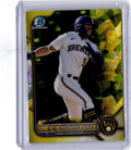 2022 Bowman Chrome Sapphire Edition #BCP-162 Hedbert Perez Prospects Yellow #/50