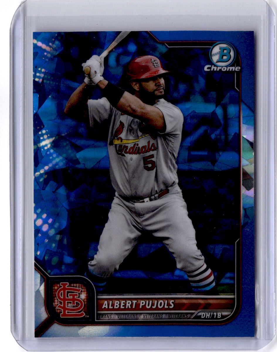 2022 Bowman Chrome Sapphire Edition #28 Albert Pujols