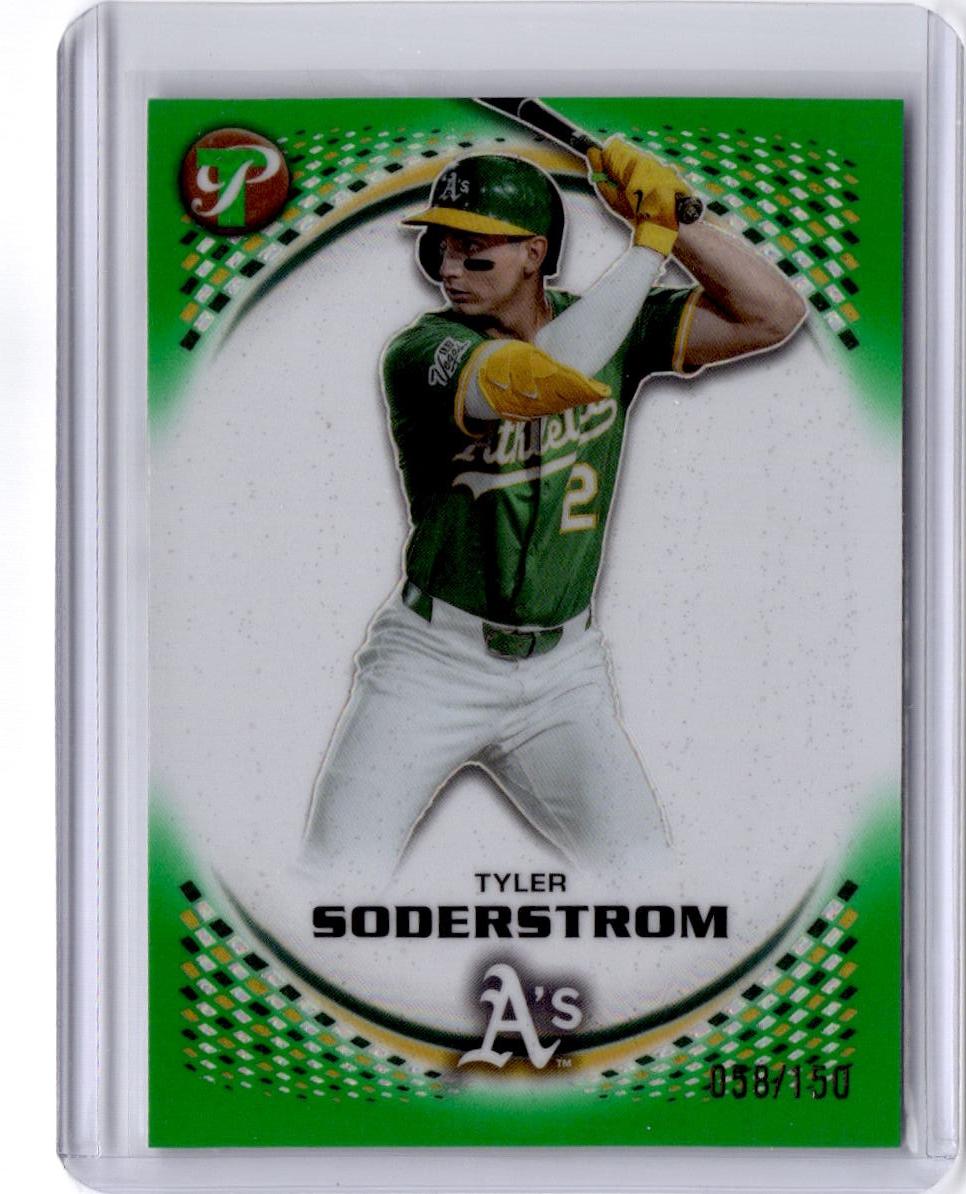2026 Topps Pristine #159 Tyler Soderstrom Green Refractor #/150