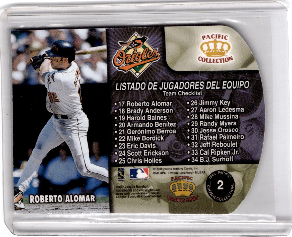 1998 Pacific #2 Cal Ripken Jr. / Roberto Alomar Team Checklists
