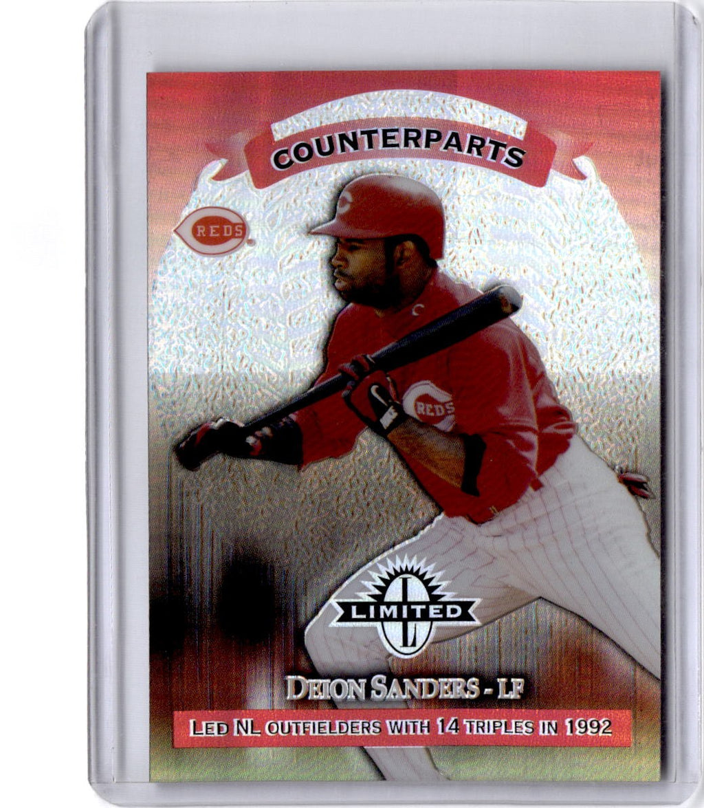 1997 Donruss Limited #42 Deion Sanders / Bernard Gilkey Limited Exposure