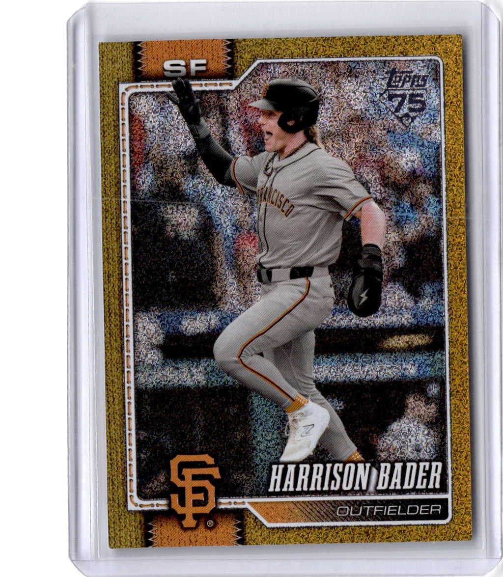 2026 Topps #624 Harrison Bader Gold Sandglitter #/50