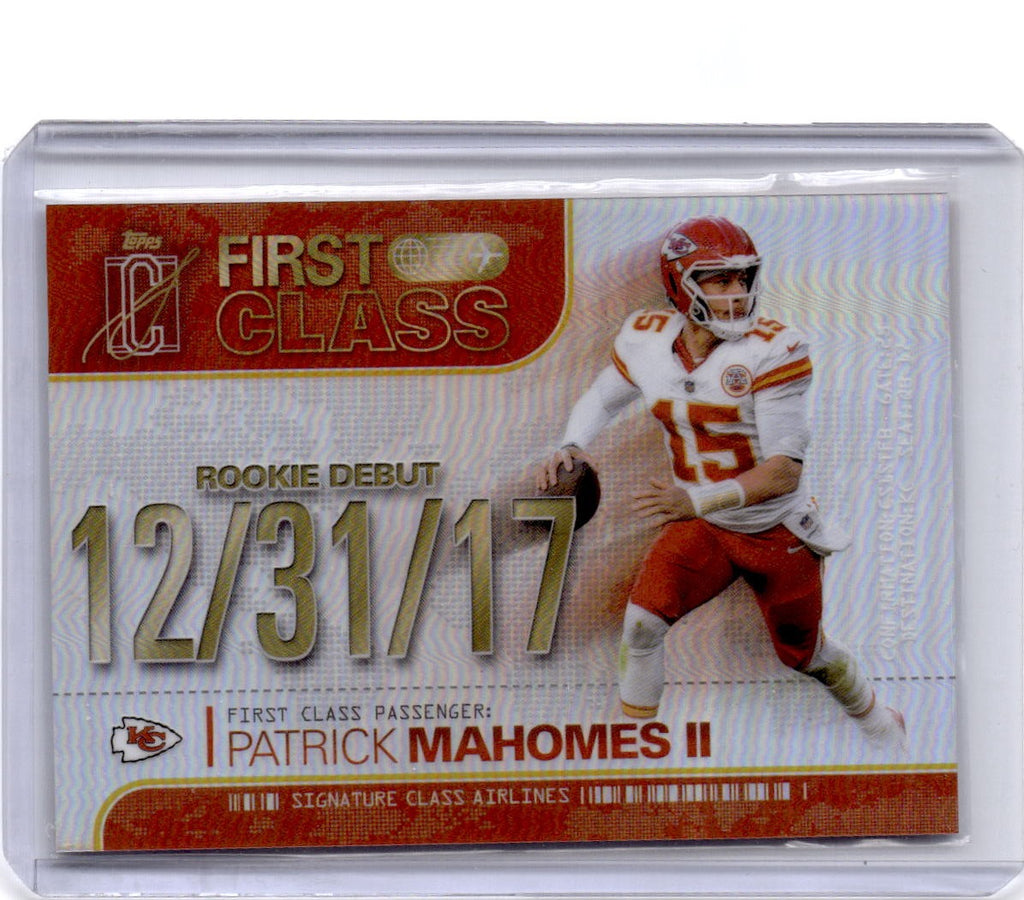 2025 Topps Signature Class #FC-6 Patrick Mahomes II First Class