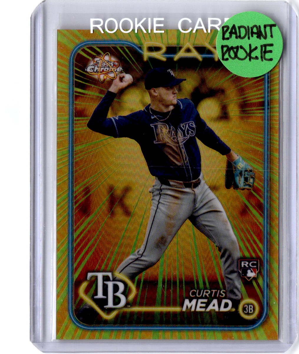 2024 Topps Chrome Update #RR-30 Curtis Mead Radiating Rookies Variations