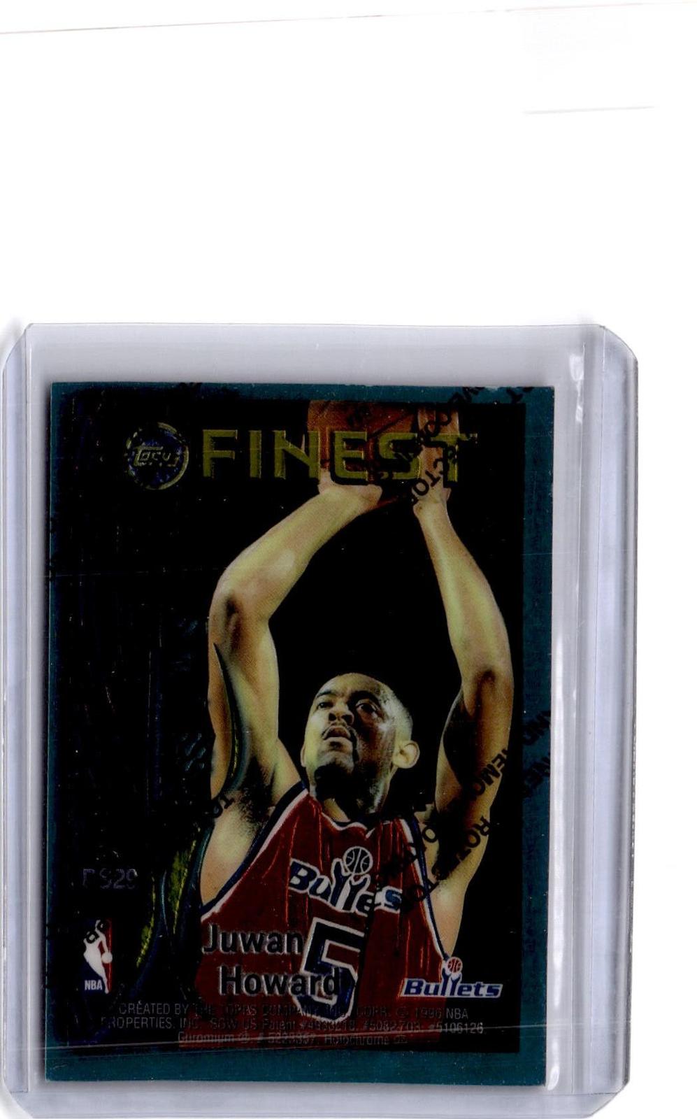1995-96 Finest #DS29 Juwan Howard / Chris Webber Dish and Swish