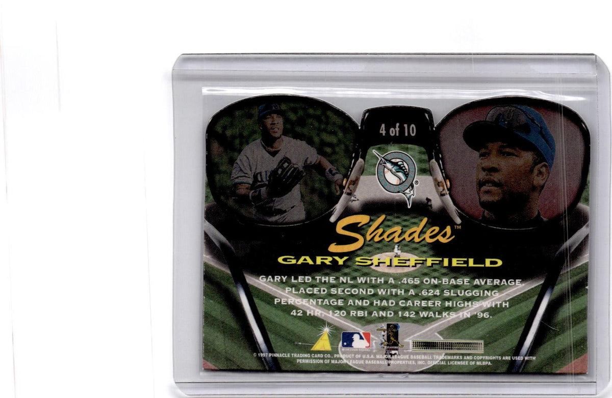 1997 Pinnacle #4 Gary Sheffield Shades