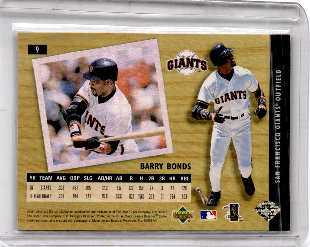1997 Upper Deck UD3 #9 Barry Bonds