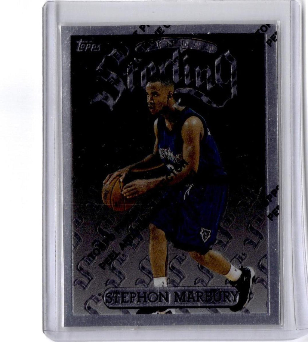 1996-97 Finest #253 Stephon Marbury Uncommon SIlver