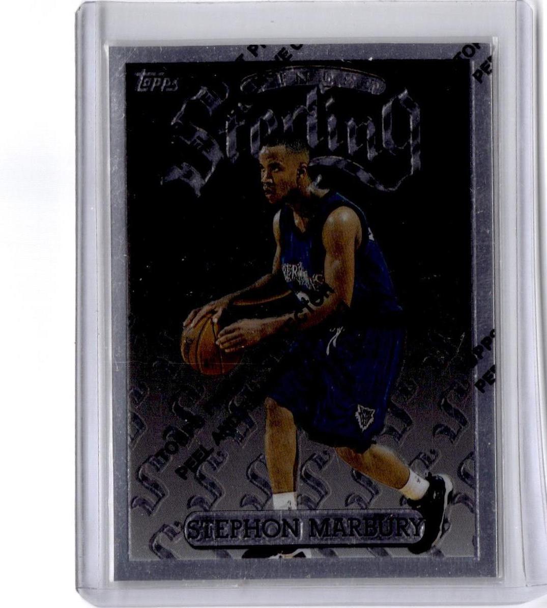 1996-97 Finest #253 Stephon Marbury Uncommon SIlver