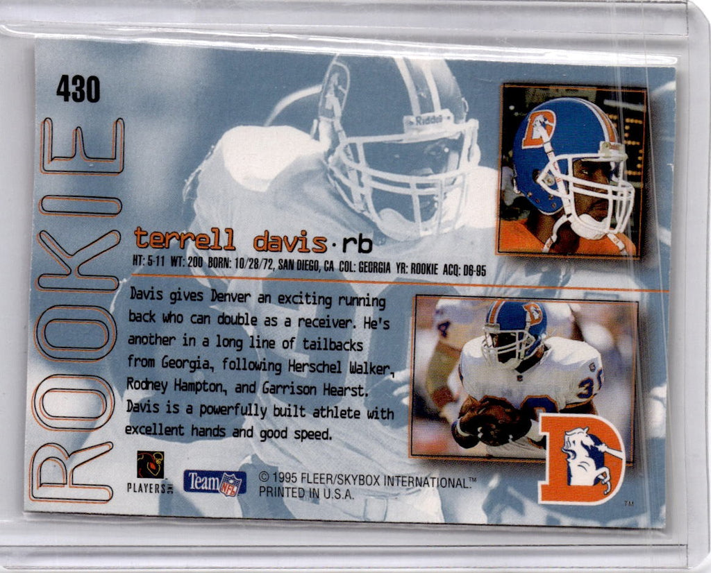 1995 Ultra #430 Terrell Davis