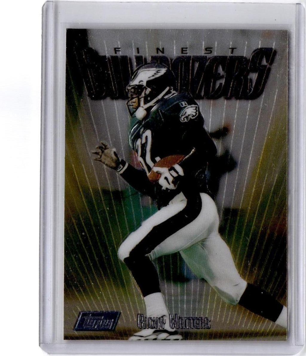 1997 Finest #125 Ricky Watters Embossed Uncommon SIlver
