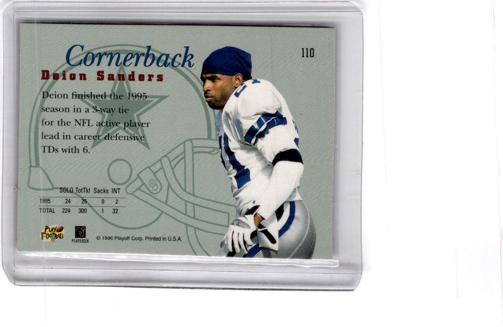 1996 Playoff Prime #110 Deion Sanders