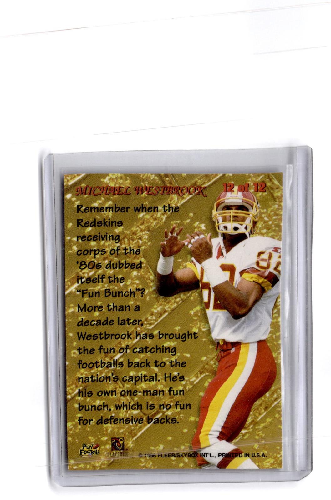 1996 Fleer Metal #12 Michael Westbrook Goldfingers