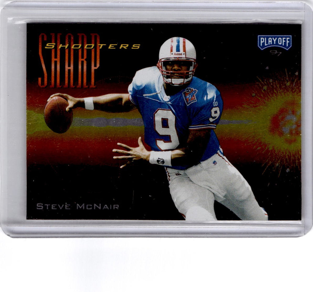 1997 Playoff Zone #12 Steve McNair Sharpshooters Red