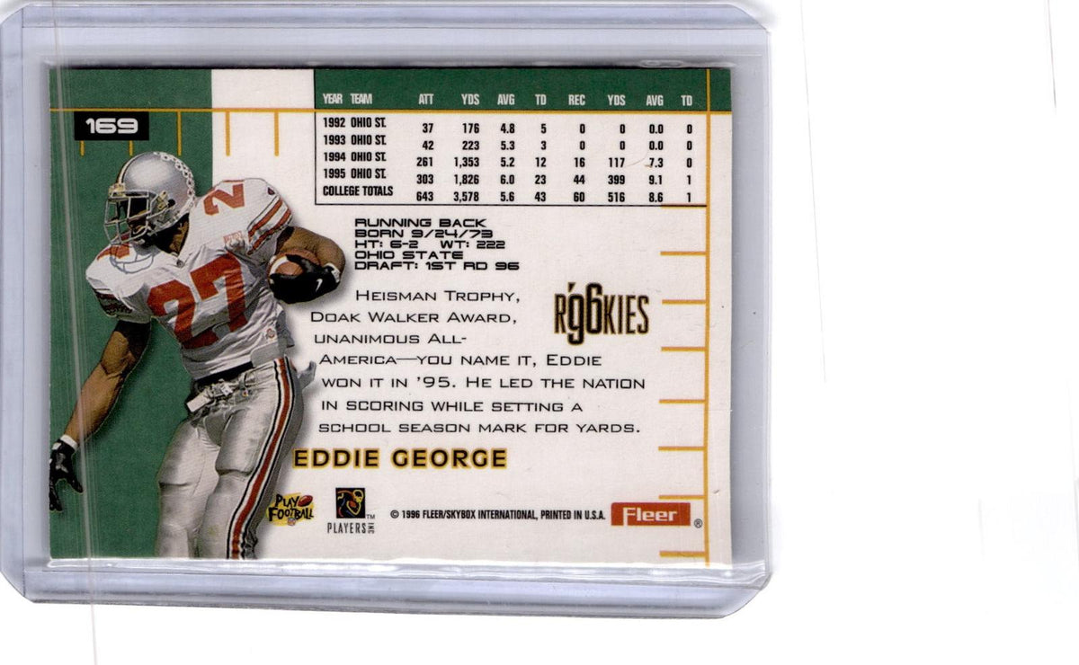 1996 Ultra #169 Eddie George