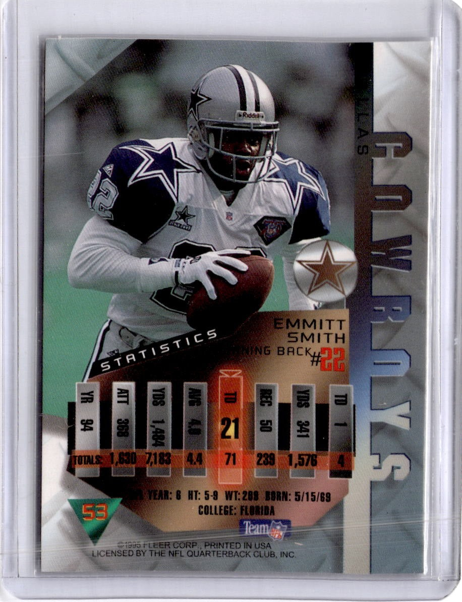 1995 Fleer Metal #53 Emmitt Smith