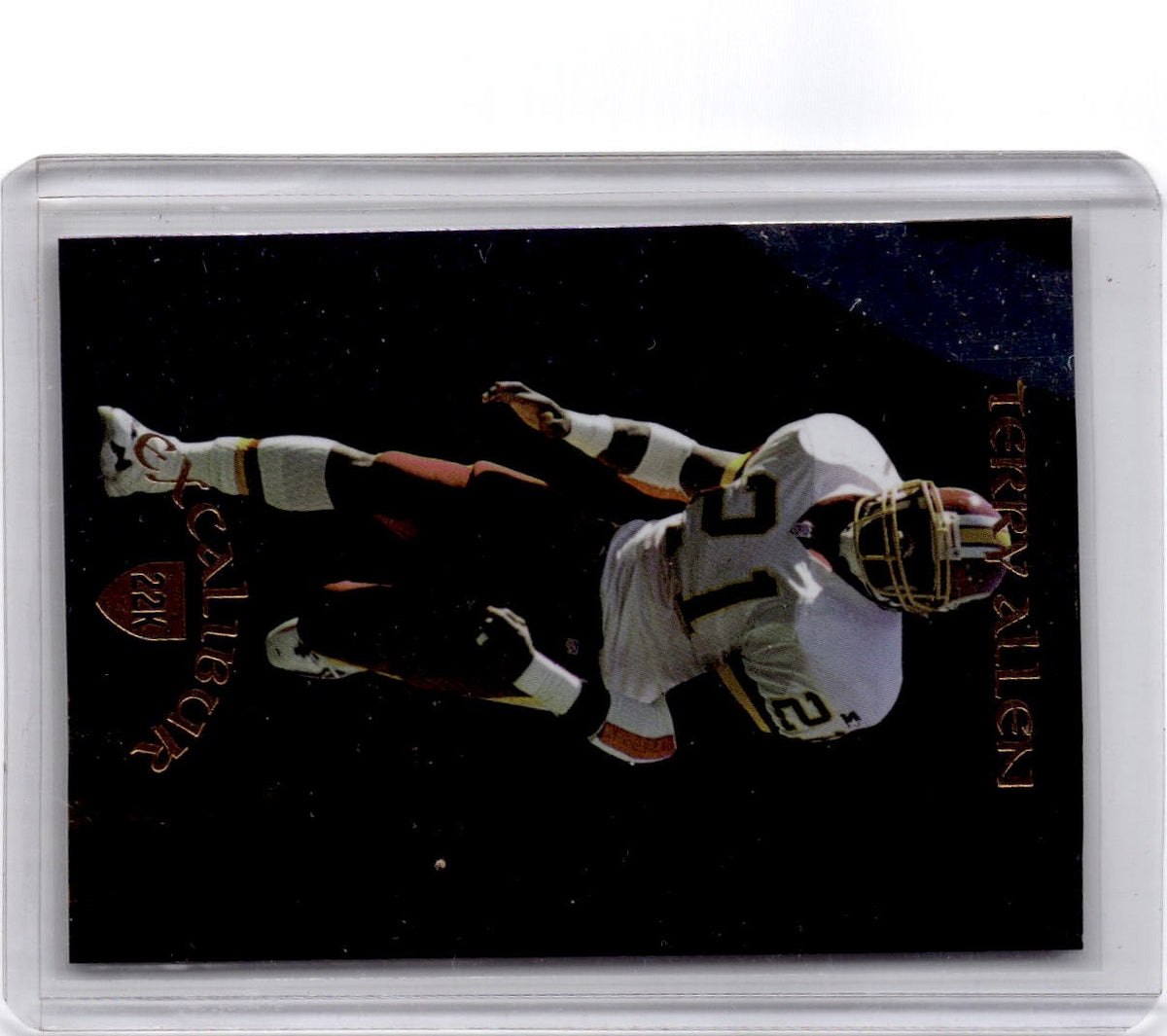 1997 Collector's Edge Excalibur #22 Terry Allen 22K Knights #/2000