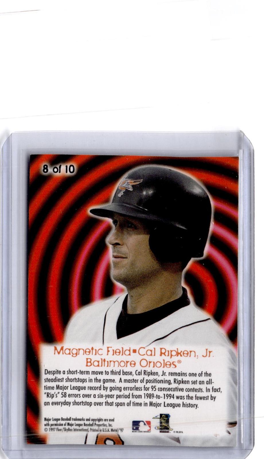 1997 Metal Universe #8 Cal Ripken Jr. Magnetic Field