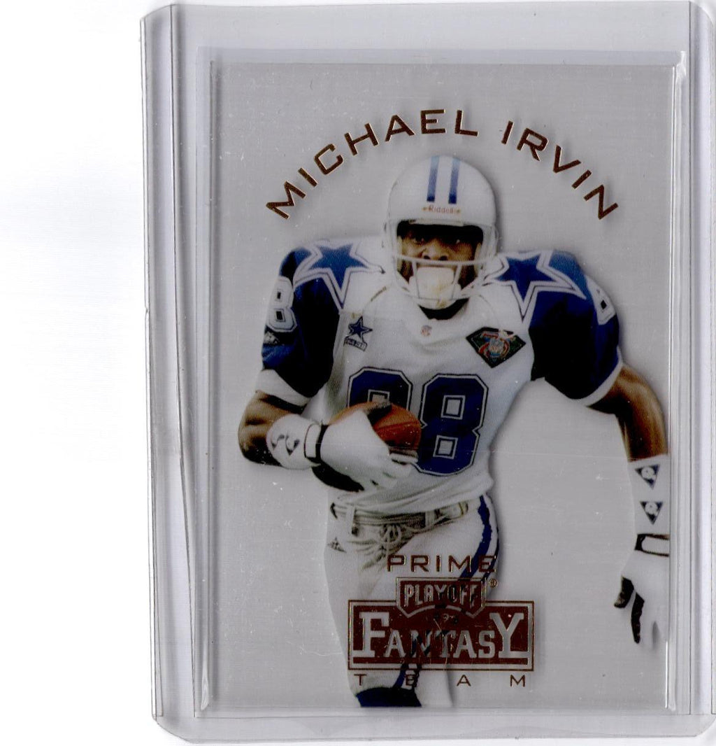 1995 Playoff Prime #FT 17 Michael Irvin Fantasy Team