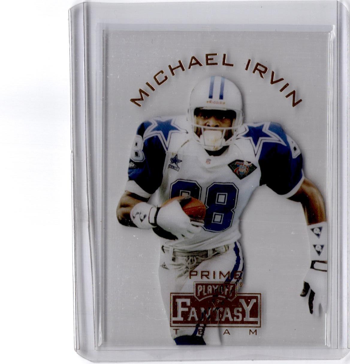 1995 Playoff Prime #FT 17 Michael Irvin Fantasy Team