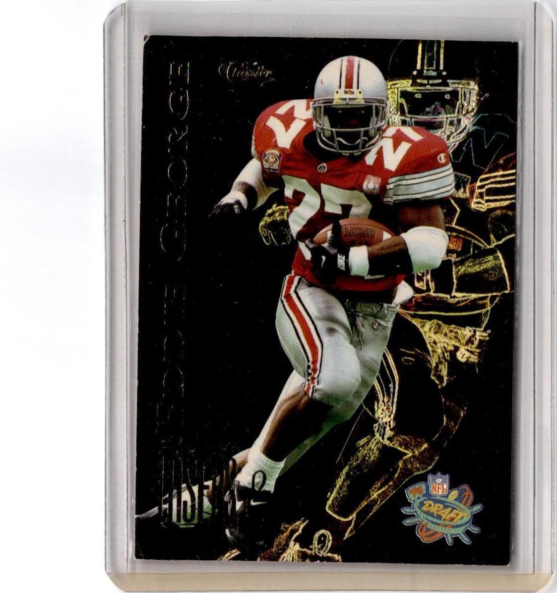 1996 Classic NFL Rookies #RL3 Eddie George Rookie Lasers