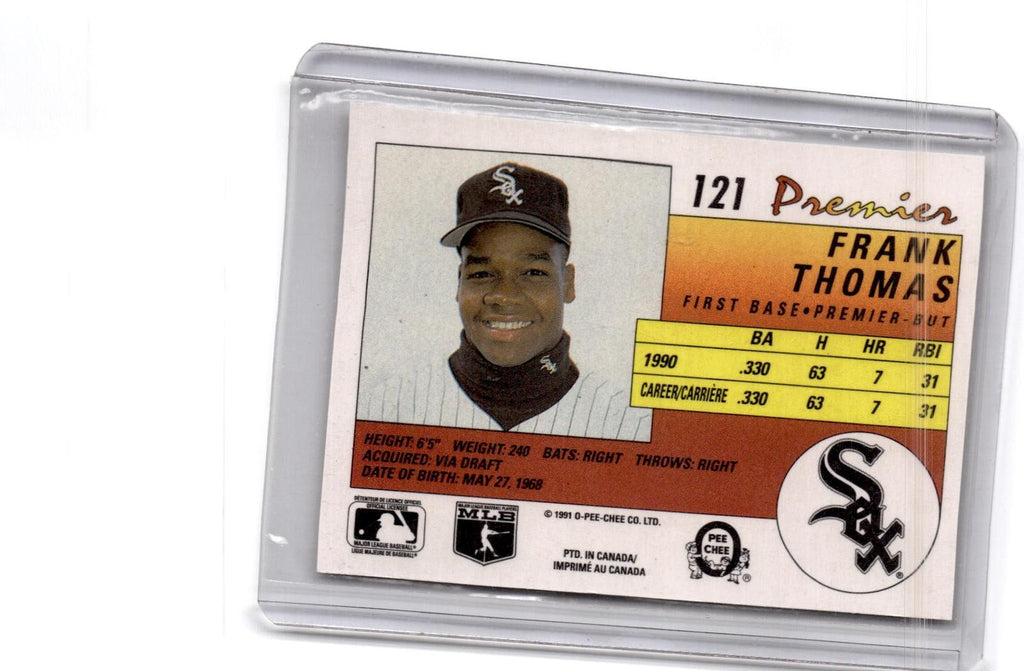 1991 O-Pee-Chee Premier #121 Frank Thomas