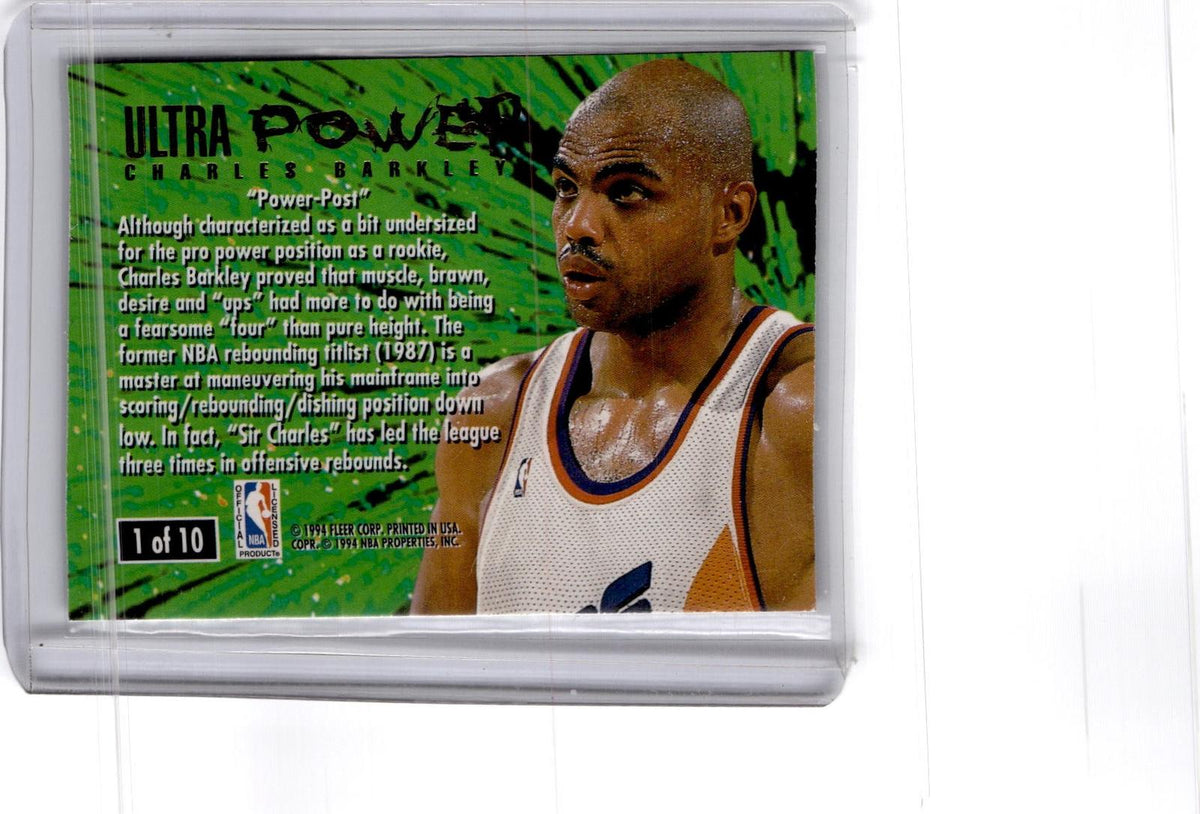 1994-95 Ultra #1 Charles Barkley Ultra Power