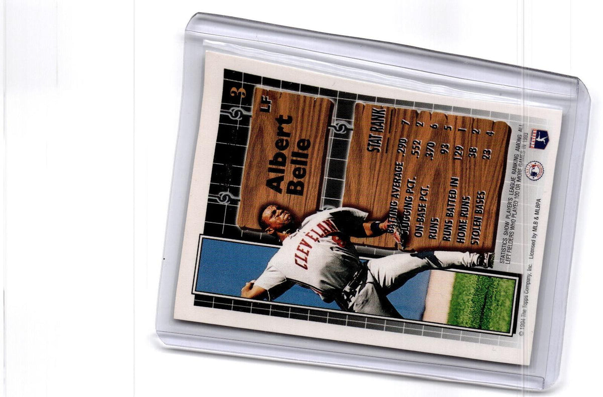1994 Topps #3 Albert Belle Black Gold