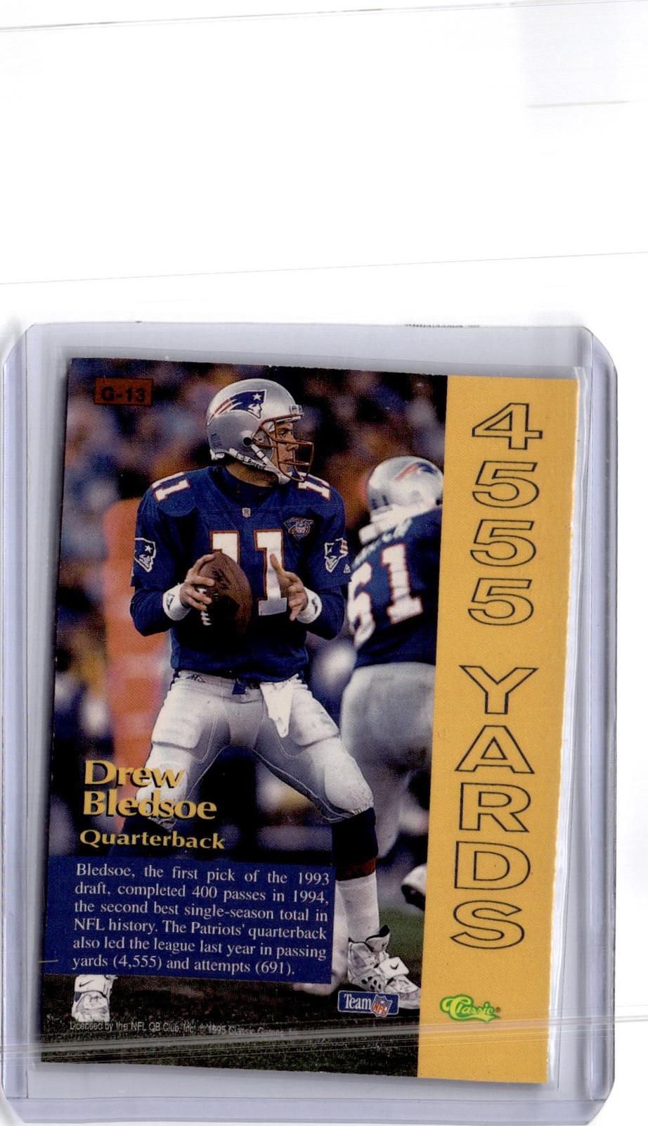 1995 Pro Line #G-13 Drew Bledsoe Grand Gainers