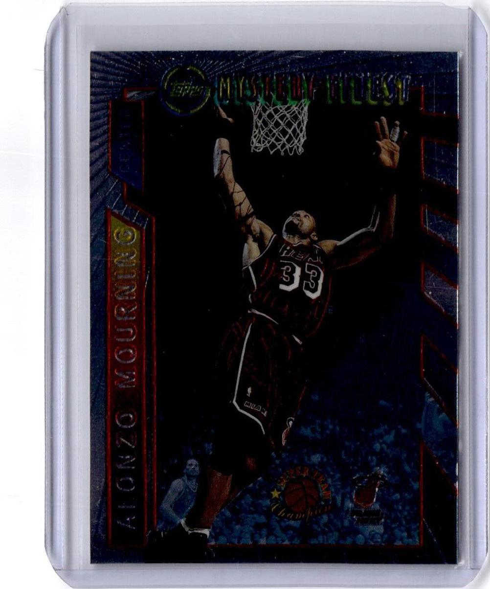 1996-97 Topps #M10 Alonzo Mourning Mystery Finest Bordered