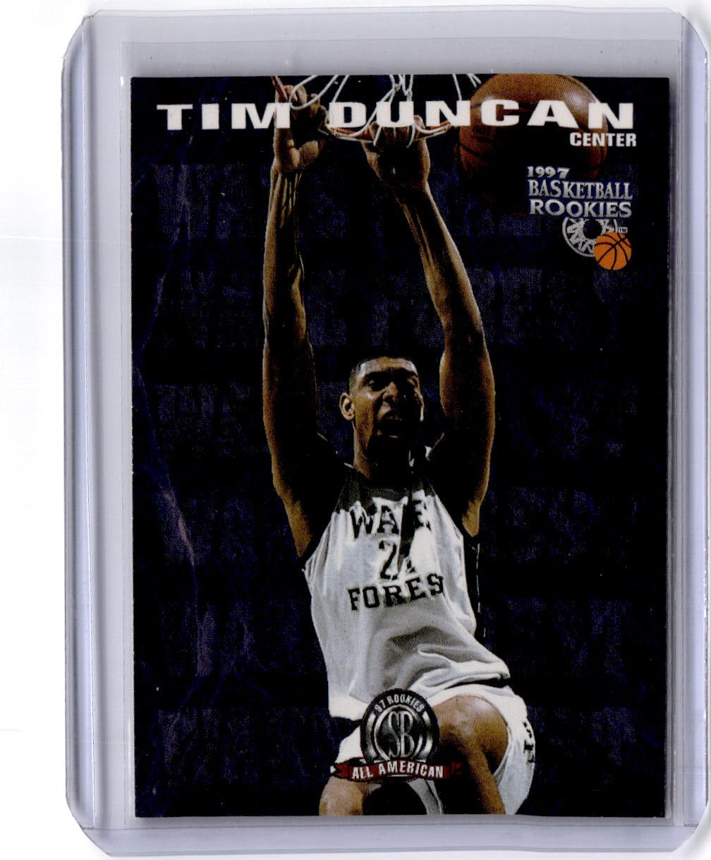 1997 Score Board Rookies #62 Tim Duncan