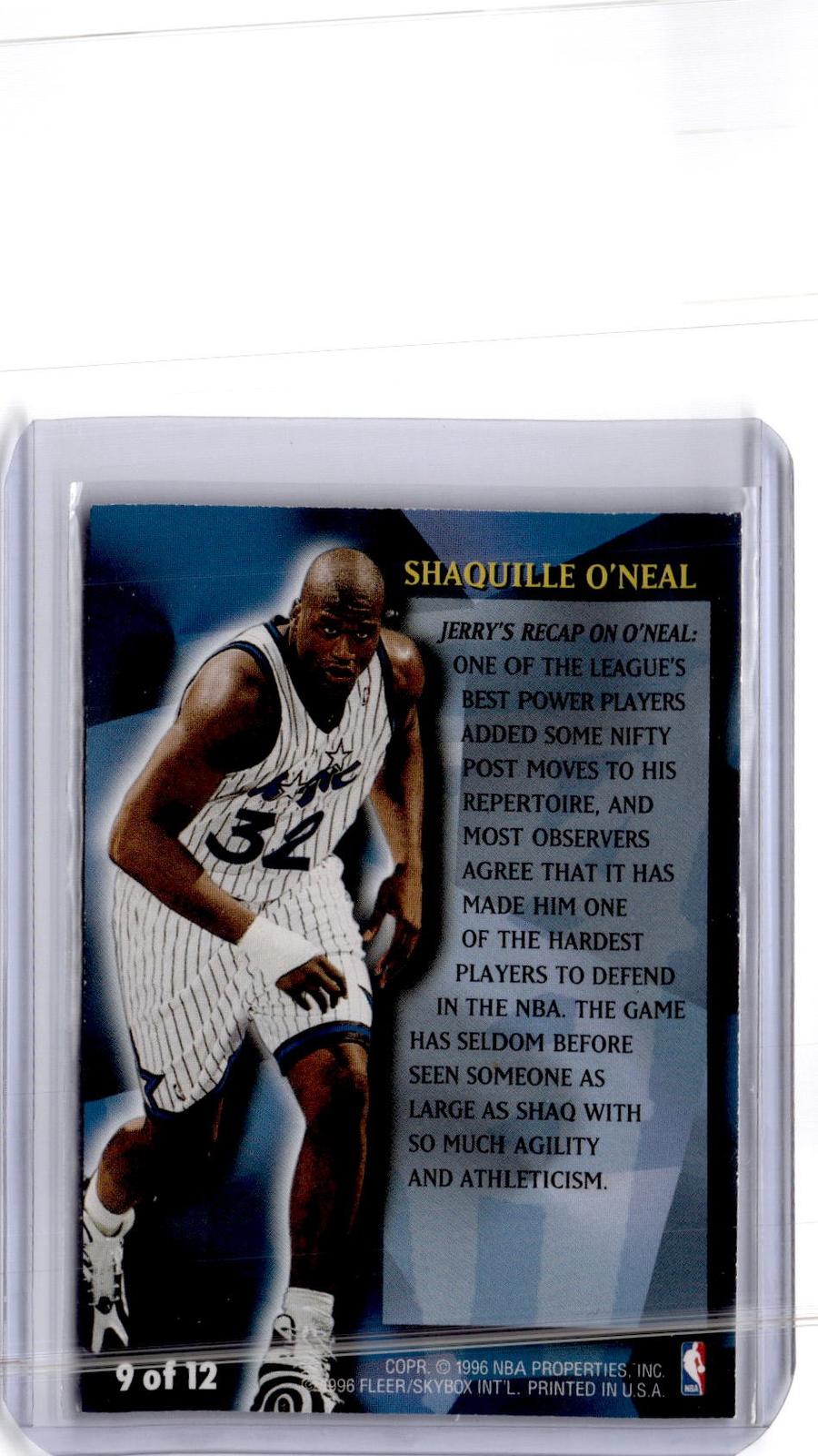 1996-97 Fleer #9 Shaquille O'Neal Stackhouse's All-Fleer