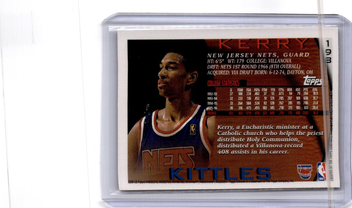 1996-97 Topps Chrome #198 Kerry Kittles