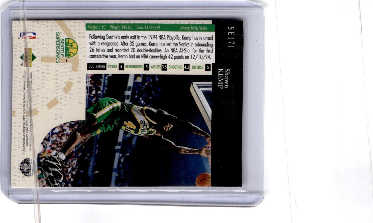 1994-95 Upper Deck #SE171 Shawn Kemp Special Edition