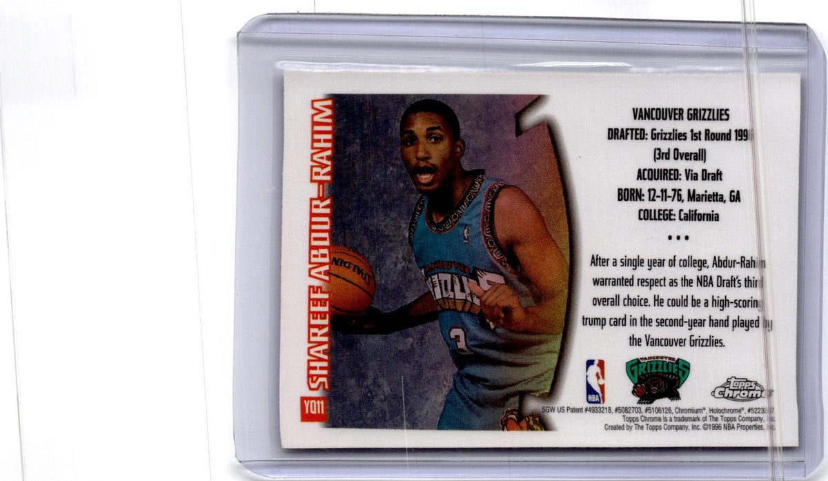 1996-97 Topps Chrome #YQ11 Shareef Abdur-Rahim Youthquake