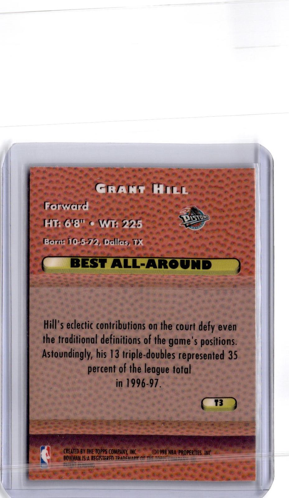 1997-98 Bowman's Best #T3 Grant Hill Techniques