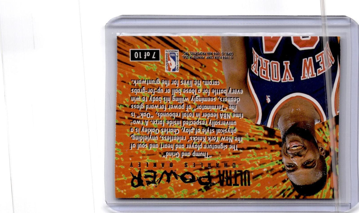 1994-95 Ultra #7 Charles Oakley Ultra Power