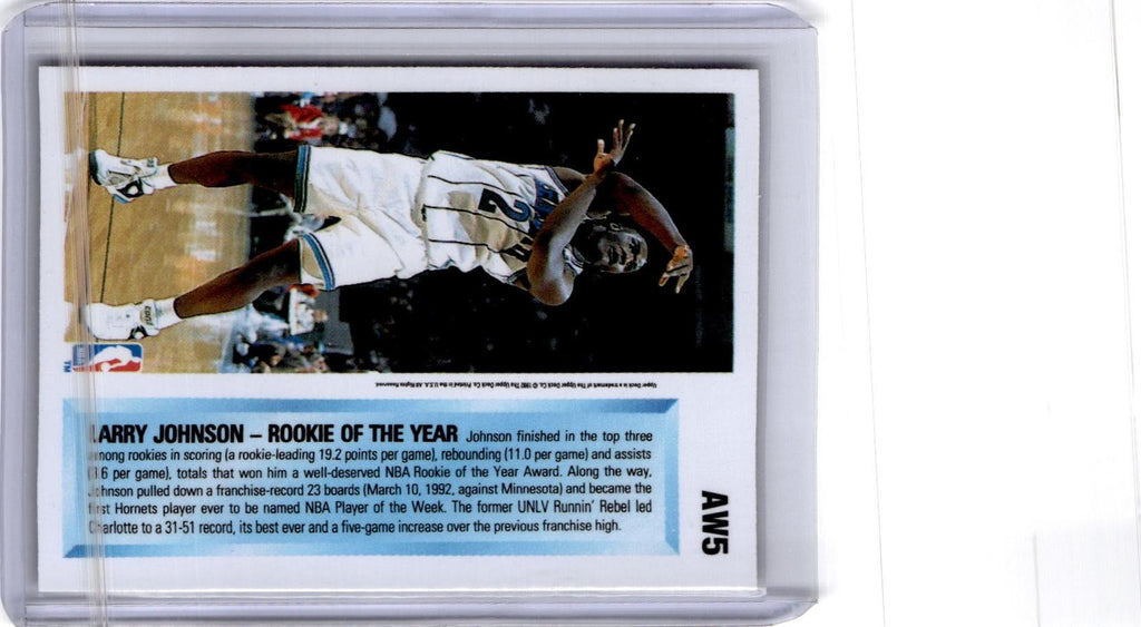 1992-93 Upper Deck #AW5 Larry Johnson Award Winner Holograms