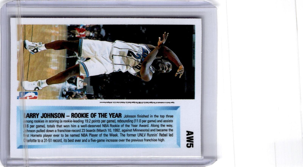 1992-93 Upper Deck #AW5 Larry Johnson Award Winner Holograms