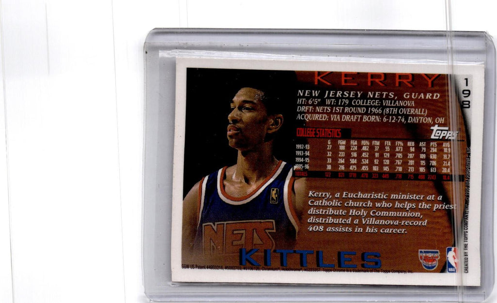1996-97 Topps Chrome #198 Kerry Kittles